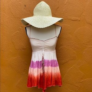 ✨Roxy Wave Slave Tank Top- Dip Dye - Size Small✨